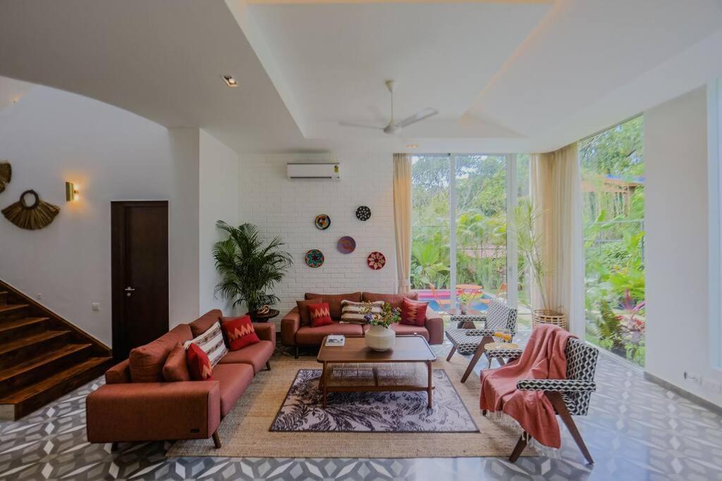 Presidential Luxury Villa Anjuna With Pvt Pool & Bathtub, Most Prime Location Dış mekan fotoğraf